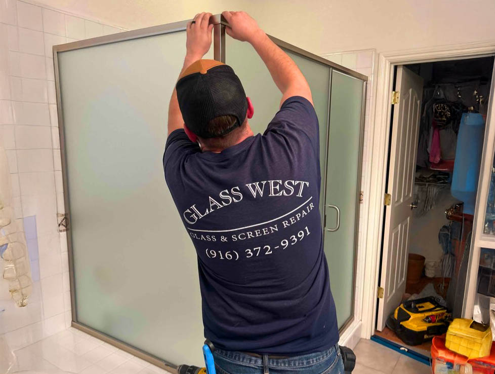 Residential glass replacement at a Sacramento-area home